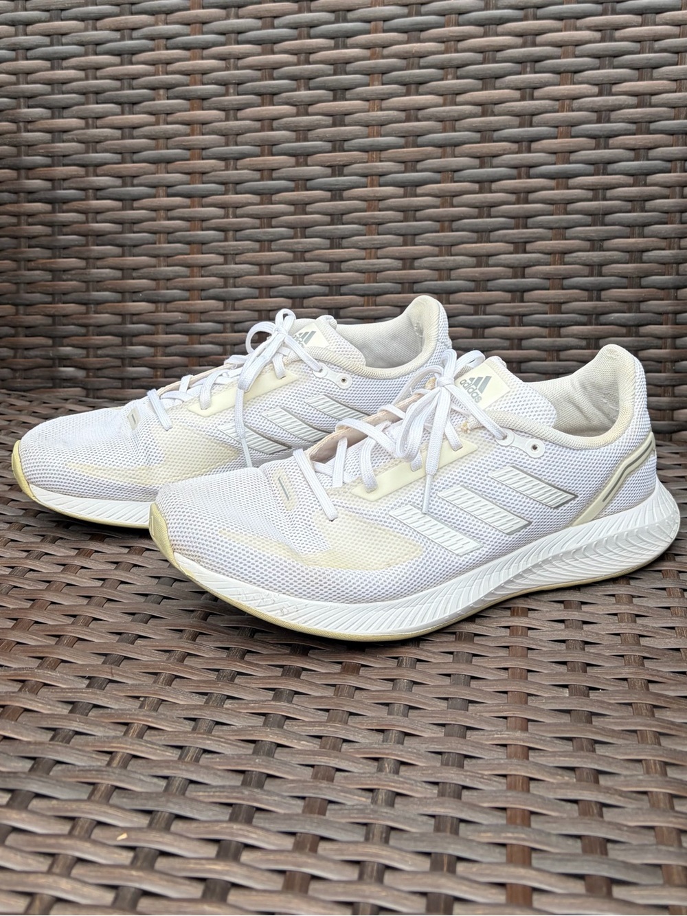 Adidas Runfalcon 2.0 Women’s Running Shoes Size 9.5 White/Silver